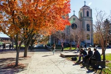 campus in the Fall